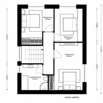 2D Planai Vilnius VisualHomeStudioX nuotrauka 7