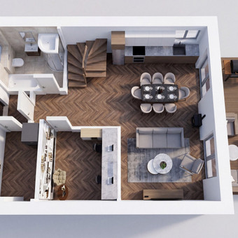 3D Planai Vilnius VisualHomeStudioX nuotrauka 6