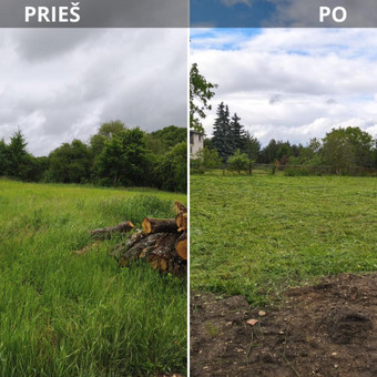 Žolės pjovimas Kėdainių rajonas Marius Unikas nuotrauka 1