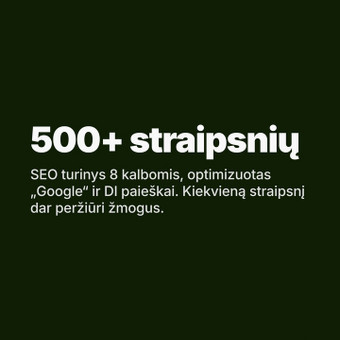 Turinio automatizavimas (SEO straipsniai) Vilnius AI Merge Studio ltd nuotrauka 10