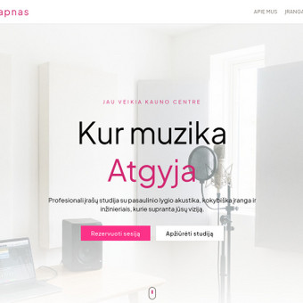 Svetainių dizainas (web design) Kaunas MB Giltinė nuotrauka 1