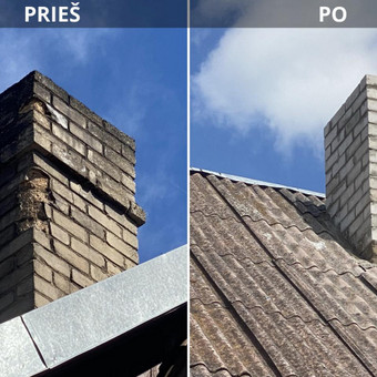 Kaminų mūrijimo darbai Šiauliai Kaminkrėtys nuotrauka 6