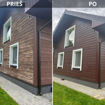 Fasado dažymas Vilnius Ramybe MB nuotrauka 2