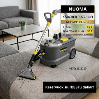 Plaunamo siurblio nuoma Klaipėda Domevo LT MB nuotrauka 1