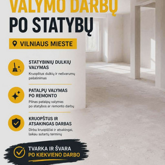 Namų valymas, tvarkymas Vilnius Jūratė nuotrauka 1