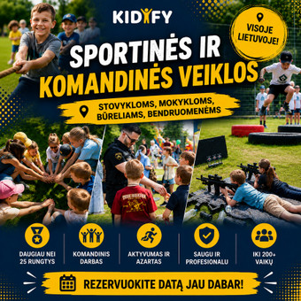 Animatoriai, personažai vaikams Vilnius KIDIFY.LT nuotrauka 2