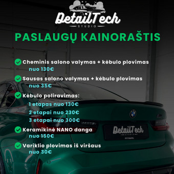 Automobilio paėmimas/pristatymas Vilnius DetailTech nuotrauka 9