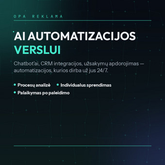 AI automatizacijos verslui Vilnius Aurimas nuotrauka 15