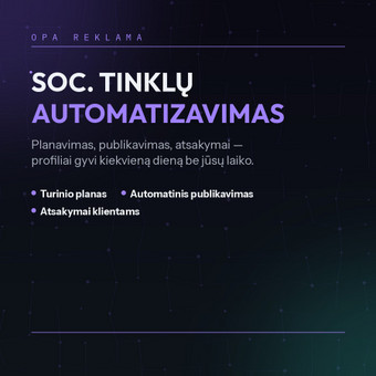 Socialiniu tinklu adminstravimo atomatizavimas Vilnius Aurimas nuotrauka 20