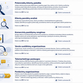 Potencialių klientų paieška Šakių rajonas Martinas Markevičius nuotrauka 1