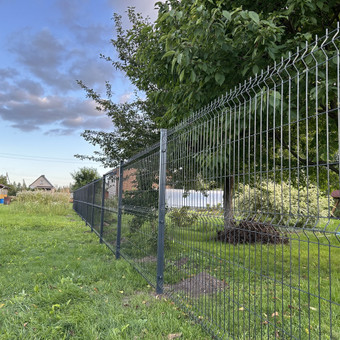 Segmentinės tvoros Šiauliai Metalinė riba nuotrauka 3