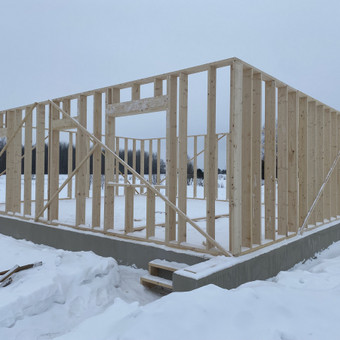Karkasinių namų statyba Klaipėda MB Construction Basics nuotrauka 1