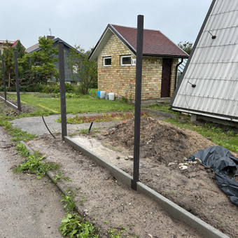 Stulpų betonavimas Klaipėda Kasparas nuotrauka 4