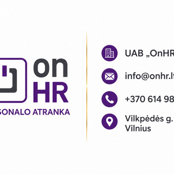 PIRMINĖ ATRANKA Vilnius UAB "OnHR" nuotrauka 2