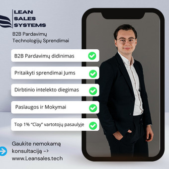Potencialių klientų paieška Kaunas Leansales.tech nuotrauka 1
