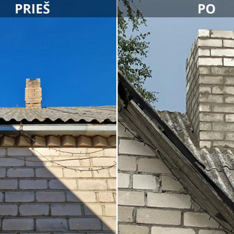 Kaminų mūrijimo darbai Šiauliai Kaminkrėtys nuotrauka 6
