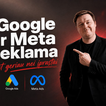 Google Ads reklama Vilnius Mantas Mereckis nuotrauka 1