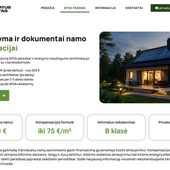 Svetainių kūrimas Kaunas Armandas Buda nuotrauka 4