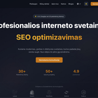 Svetainių dizainas (web design) Alytus WEBZY nuotrauka 1