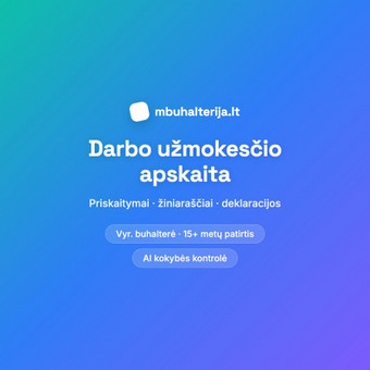 Darbo užmokesčio apskaita Kaunas mbuhalterija.lt nuotrauka 8