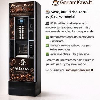 Vending kavos aparatai Kaunas GeriamKava.lt nuotrauka 1