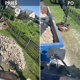 Statybinių atliekų išvežimas Šiauliai Krovinių pervežimas nuotrauka 5