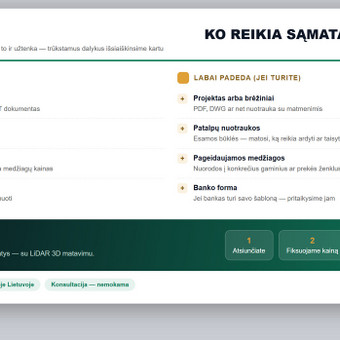 Kiekių žiniaraščiai iš projekto Kaunas MB namai group nuotrauka 6