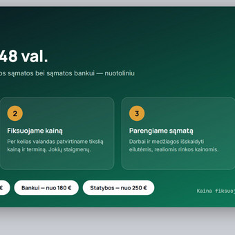 Elektros darbų sąmata Kaunas MB namai group nuotrauka 3