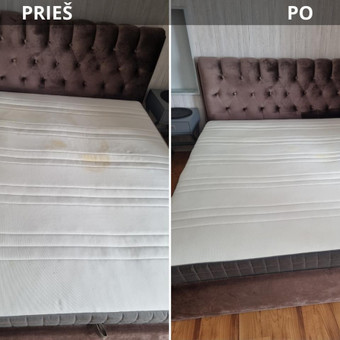 Čiužinių valymas Vilnius Kviapianti švara ind.į. nuotrauka 5