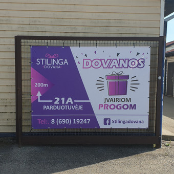 Reklaminių tentų gamyba Kaunas UAB STILINGA REKLAMA nuotrauka 9
