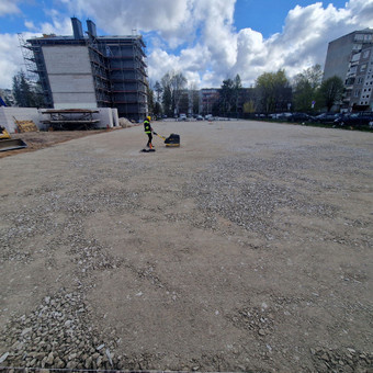 Trinkelių pagrindo paruošimas Kaunas MB Trinkelių dizainas nuotrauka 2