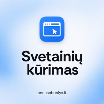 Svetainių kūrimas Šiauliai Ponas Obuolys, MB nuotrauka 3