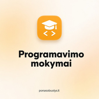 Programavimo mokymas Šiauliai Ponas Obuolys, MB nuotrauka 4
