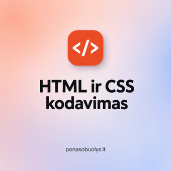HTML/CSS kodavimas Šiauliai Ponas Obuolys, MB nuotrauka 6