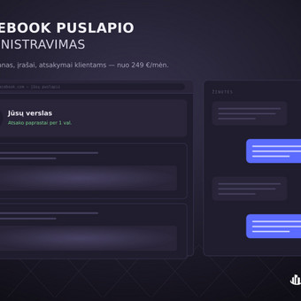Facebook puslapio administravimas Vilnius Omni Business Lab nuotrauka 5