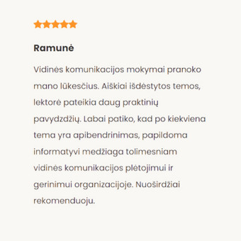 Komunikacijos mokymai Anykščių rajonas RŪTA GRIGOLYTĖ nuotrauka 2