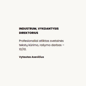 Vadovų ir ekspertų komunikacija, tekstų kūrimas Anykščių rajonas RŪTA GRIGOLYTĖ nuotrauka 3