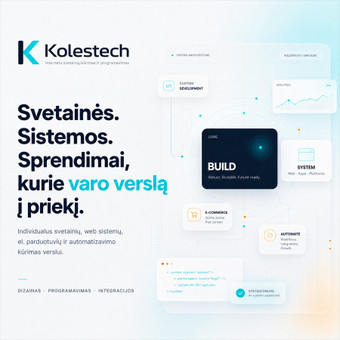El. parduotuvių kūrimas Kaunas Kolestech nuotrauka 1