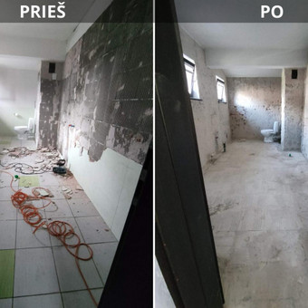Plytelių demontavimas Kaunas Laurynas nuotrauka 4