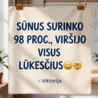 Papildomas matematikos mokymas Vilnius Danielius Korsakas nuotrauka 1