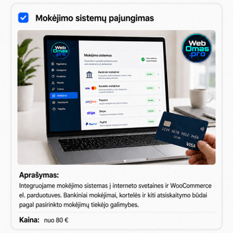 Mokėjimo sistemų pajungimas Vilnius Romualdas.Č nuotrauka 4