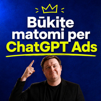 ChatGPT reklamos Vilnius Mantas Mereckis nuotrauka 3
