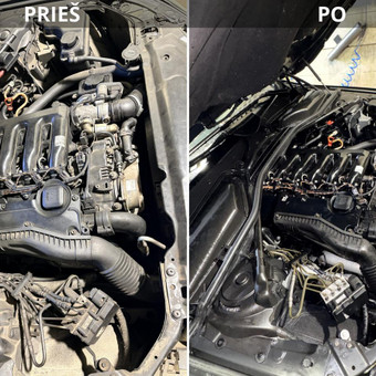 Variklio plovimas Kaunas MB Partizanų auto spa nuotrauka 5
