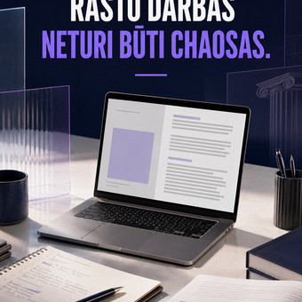 Kursiniai darbai Klaipėda Dimetodas.lt nuotrauka 2