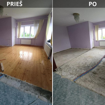 Grindų demontavimas Kaunas Laurynas nuotrauka 3