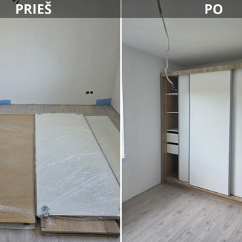 Baldų surinkimas, išardymas Vilnius Mobili komanda nuotrauka 1