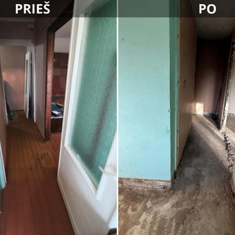 Grindų demontavimas Kaunas Griovimo darbai / LR DARBAI nuotrauka 3