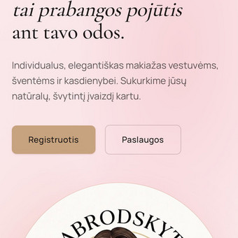 Svetainių dizainas (web design) Vilnius Ridas Barkovskis nuotrauka 1