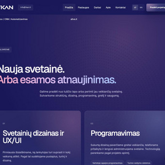 Svetainių dizainas (web design) Vilnius MB Tkan nuotrauka 1