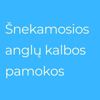 Individualios šnekamosios anglų kalbos pamokos Kaunas Kamilė Balčiūnaitė nuotrauka 2